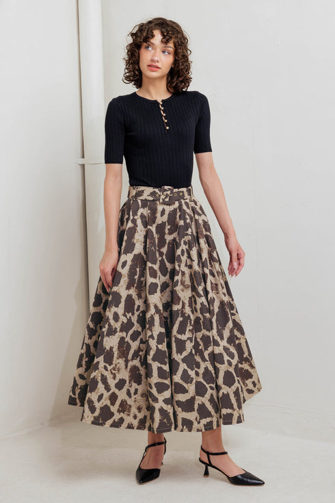 leo-lover-woven-full-midi-skirt Flying Tomato-Sophia's Style-3